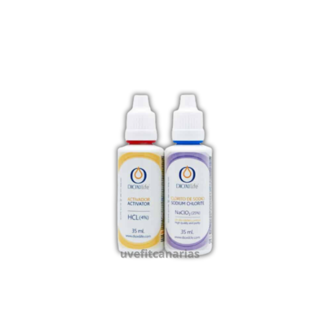 Kit Clorito de Sodio + Activador, 140ml - Dioxilife