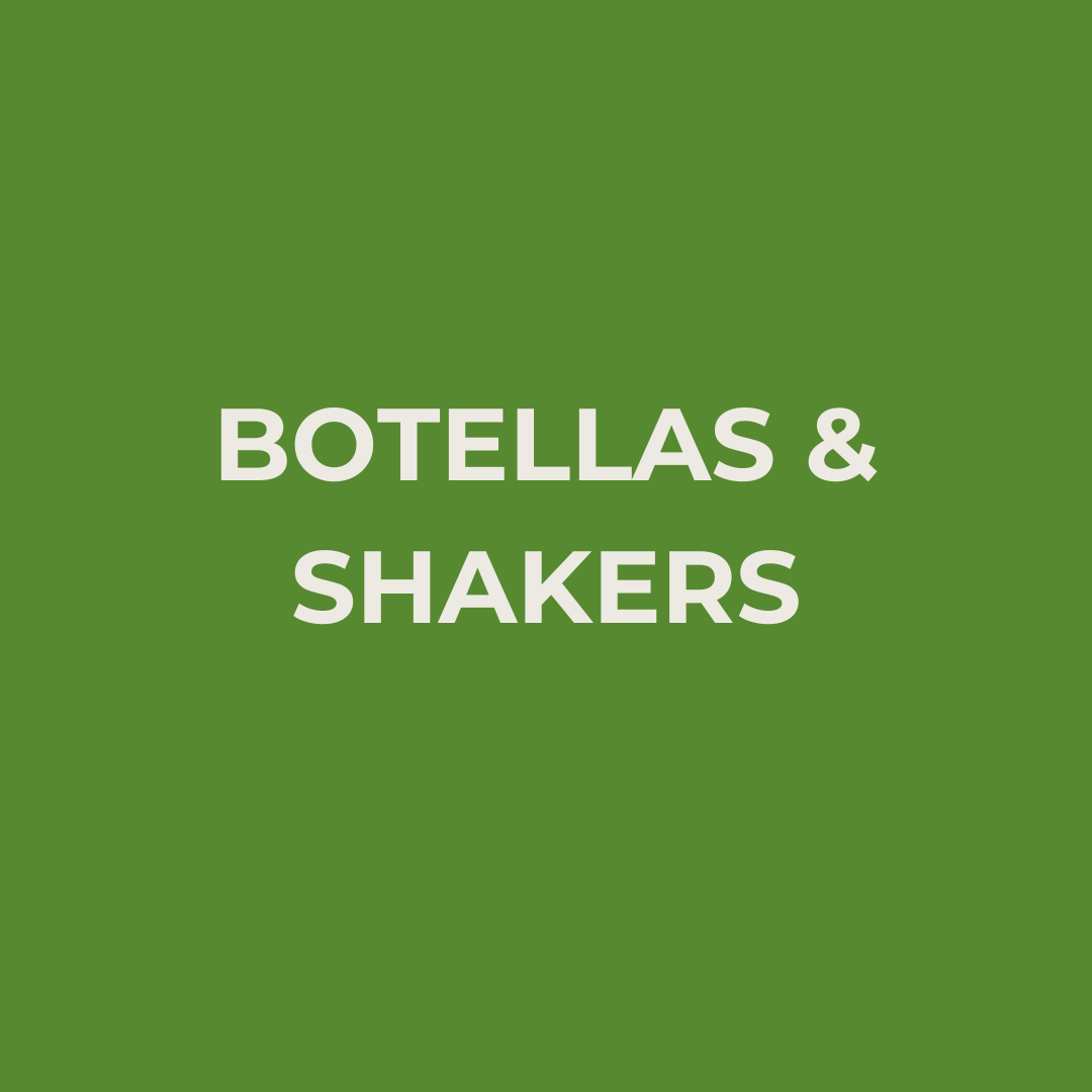 Botellas y Shakers