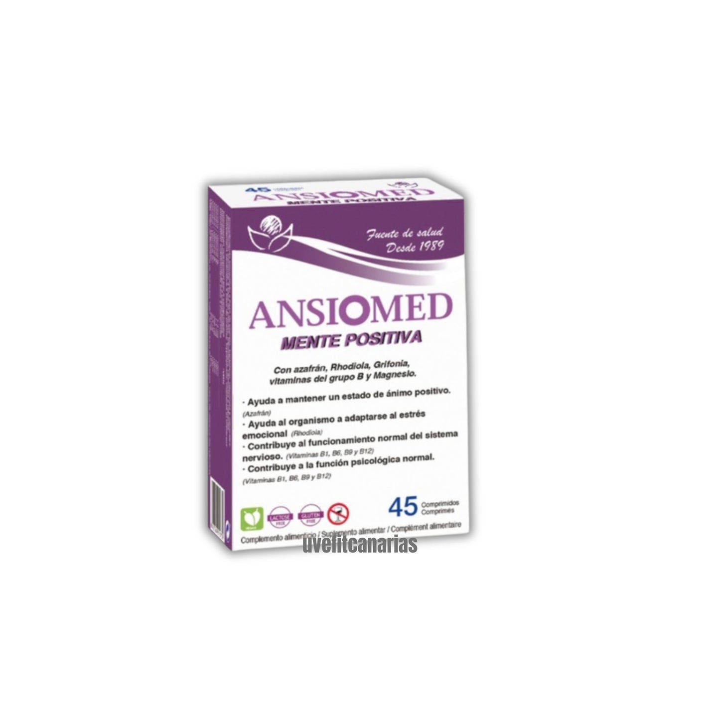 Ansiomed mente positiva, 45 comp - Bioserum