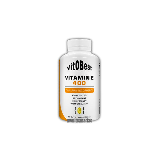 Vitamina E 400, 60 Perlas - VitoBest