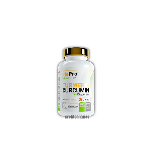 Turmeric Curcumin + Bioperine, 60cap - LifePro