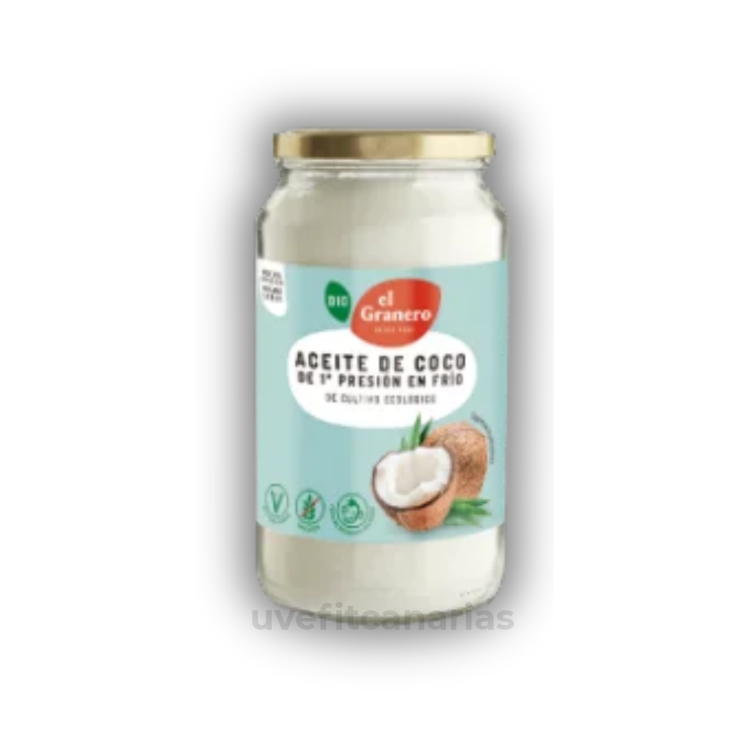 Aceite de Coco Eco Prensado en frío, 1 L - El Granero