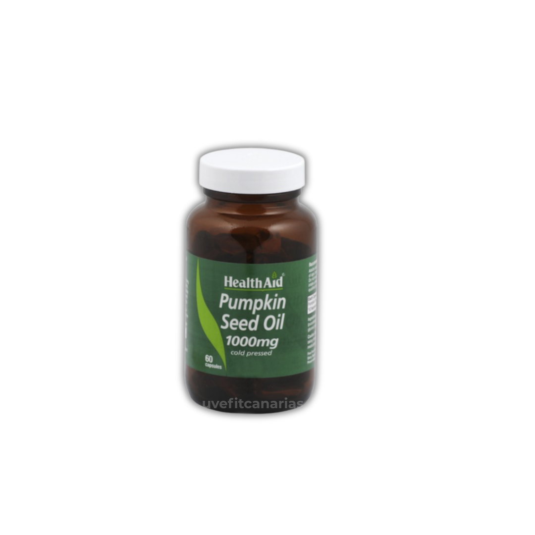 Aceite de Semilla de Calabaza, 1.000 mg, 60 comp - HealthAid