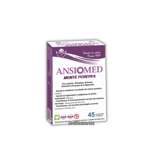 Ansiomed mente positiva, 45 comprimidos - Bioserum