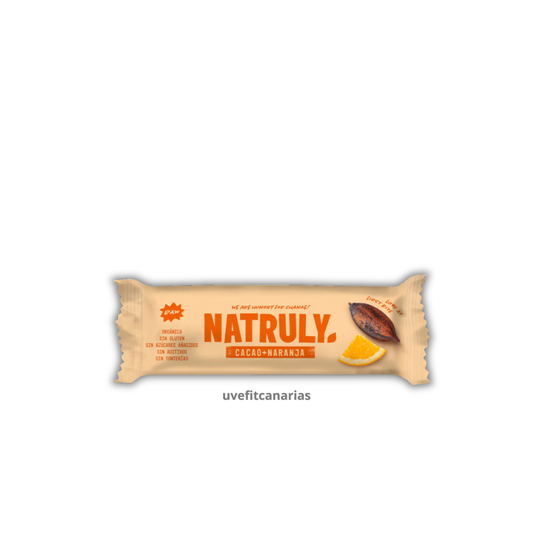 Barrita Raw, Cacao y Naranja - Natruly