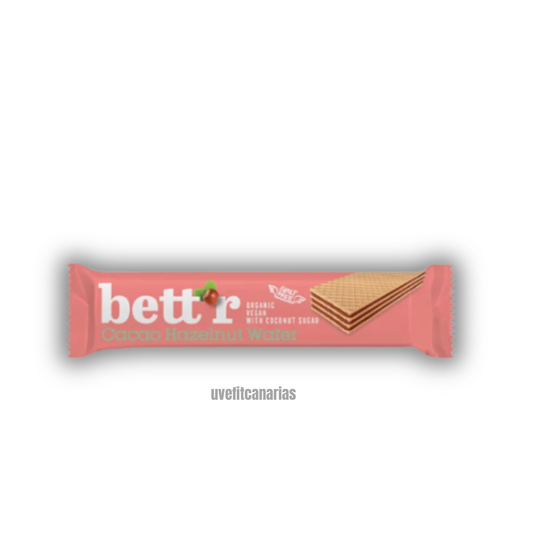 Barrita Wafer, Chocolate y avellanas, 30g - Bett´r