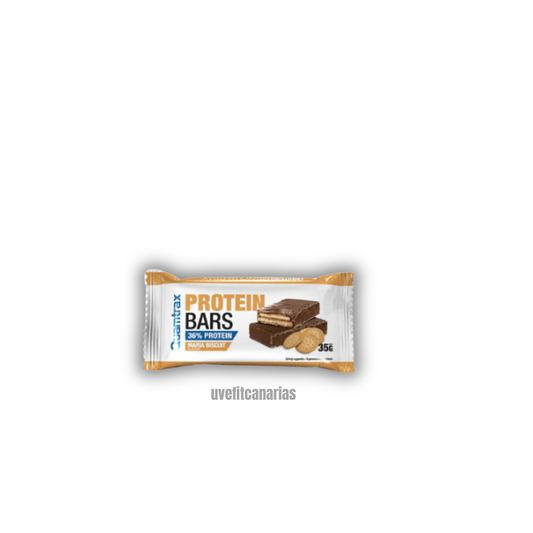 Barrita de Proteína 36%, Galleta María, 35 g- Quamtrax