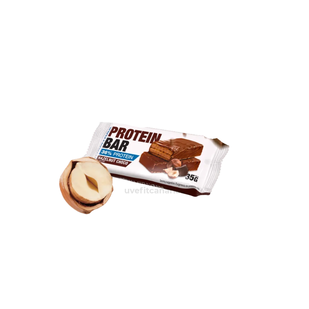 Barrita de Proteína 36%, Hazelnut Choco, 35 g - Quamtrax