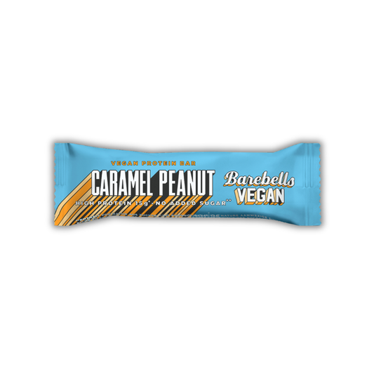 Barrita de Proteína Vegana, Caramel Peanut, 55 g - Barebells