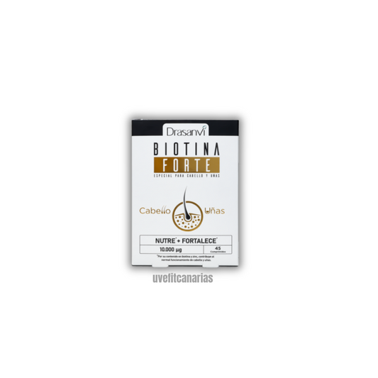 Biotina Forte 10.000 µg 45 Comprimidos  - Drasanvi