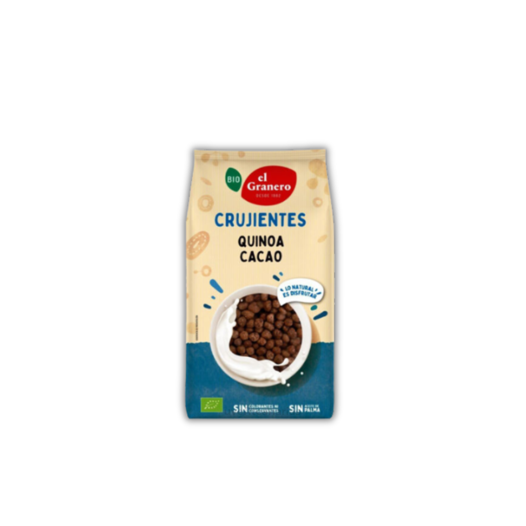 Bolitas Crujientes, Quinoa y Cacao, 300gr - El Granero