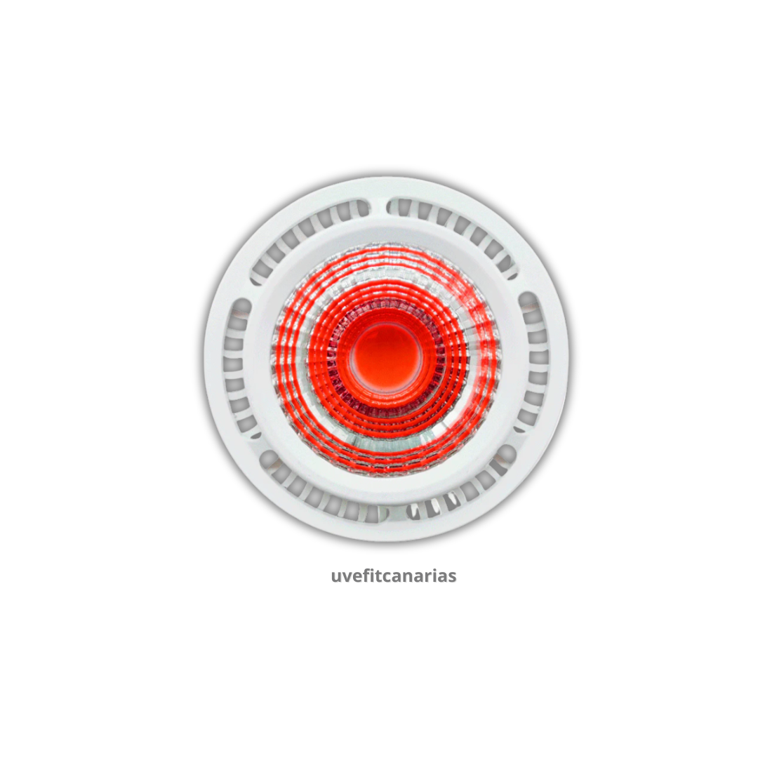 Bombilla BIO LED Luz Roja Flicker FREE - GU10 - Ruanova Health1