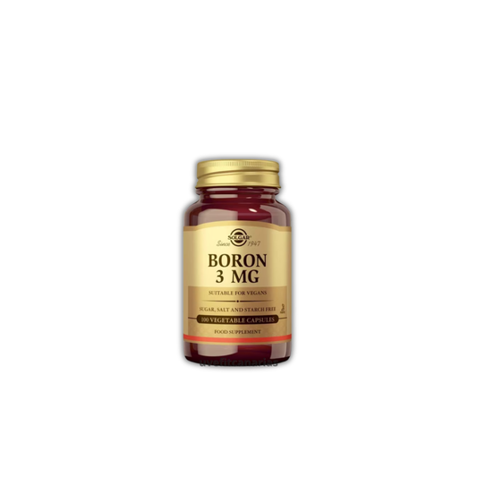 Boron 3mg, 100 cápsulas - Solgar