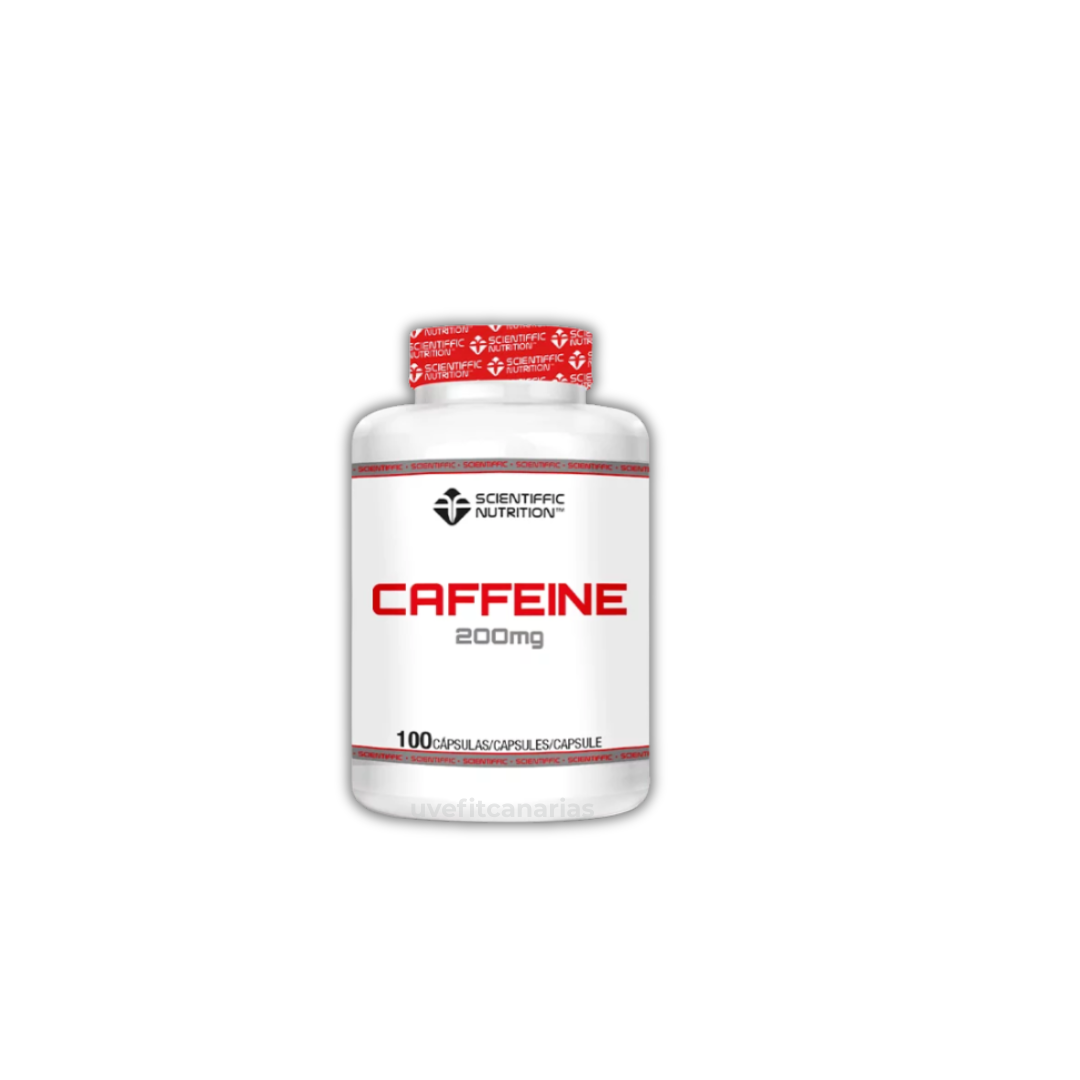 Cafeína 200mg, 100 cápsulas - Scientiffic Nutrition