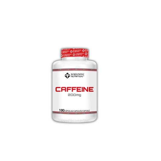 Cafeína 200mg, 100 cápsulas - Scientiffic Nutrition