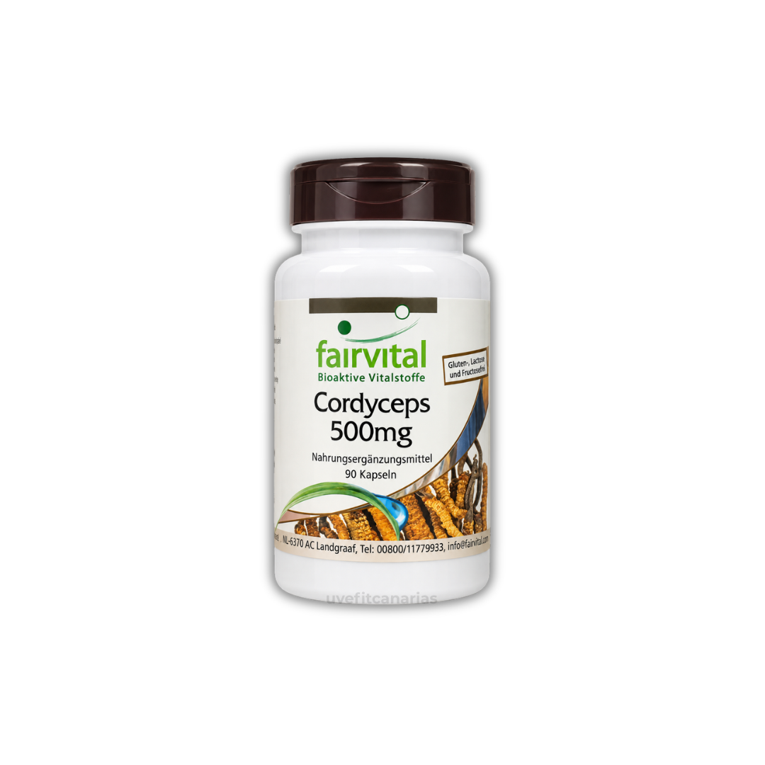 Cordyceps 500mg, 90 cápsulas - Fairvital