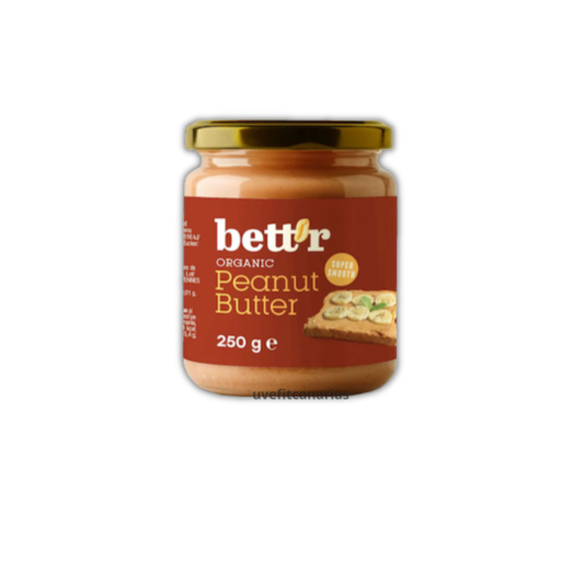Crema de cacahuete 100%, 250gr - Bett`r