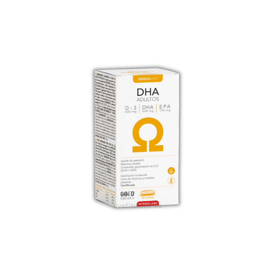 DHA Adultos, 90 perlas - IntersaLabs