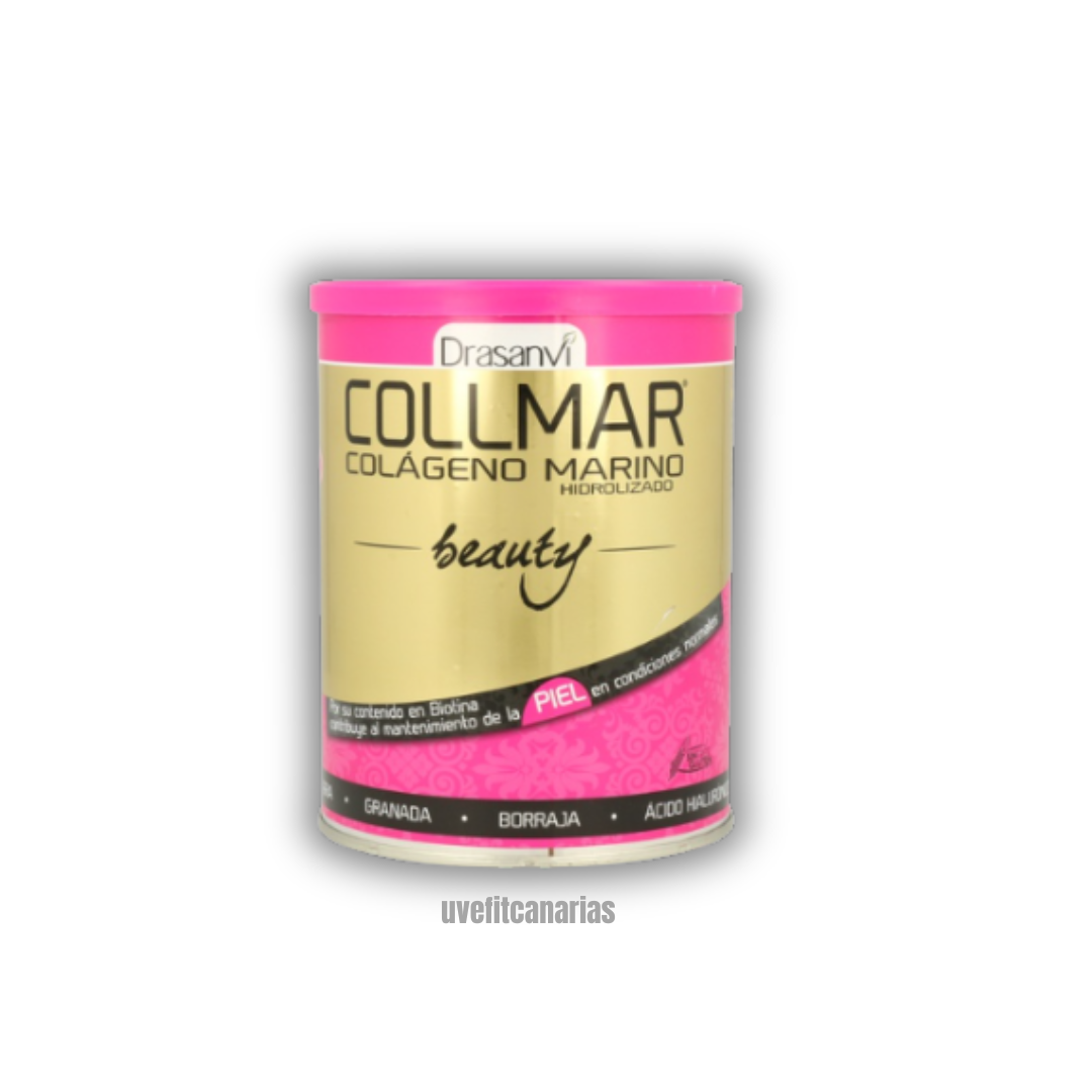 Suplemento de colágeno marino Collmar Beauty para cabello, piel y uñas con biotina, queratina y ácido hialurónico – Drasanvi, 275g