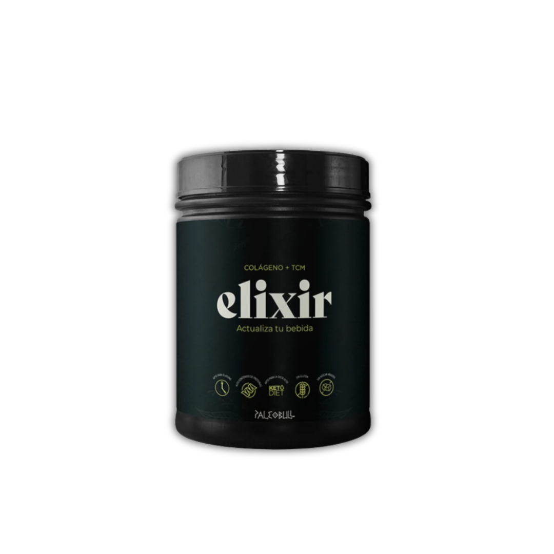 Elixir, Neutro -  Colágeno + Aceite TCM, 450gr -  Paleobull