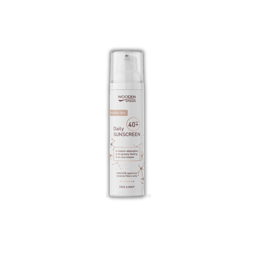 Emulsión solar mineral para cara y cuerpo 40 SPF - Wooden Spoon