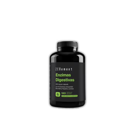 Enzimas Digestivas, 180 cápsulas - Zenement
