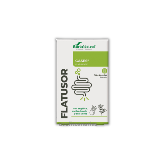 Flatusor Gases, 30 cápsulas - Soria Natural