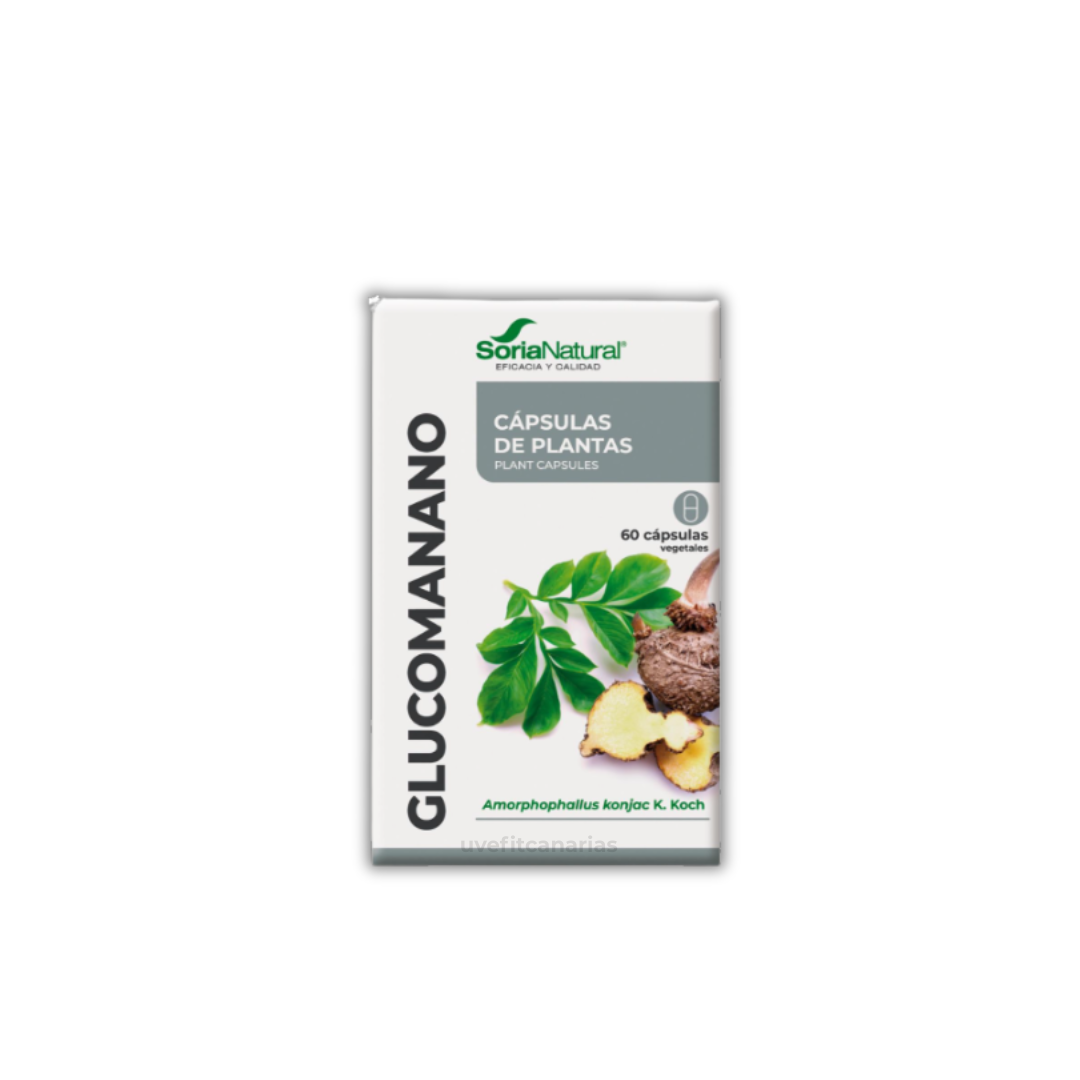Glucomanano, 60 cápsulas - Soria Natural