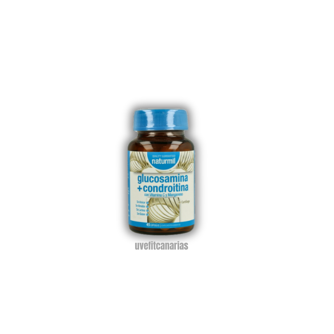 Glucosamina + Condroitina, 45 cápsulas - Naturmil