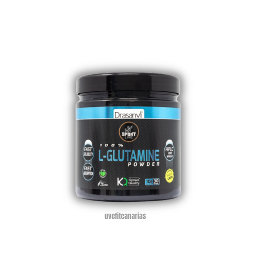 Glutamina, Limón, 300gr - Sport Live Drasanvi