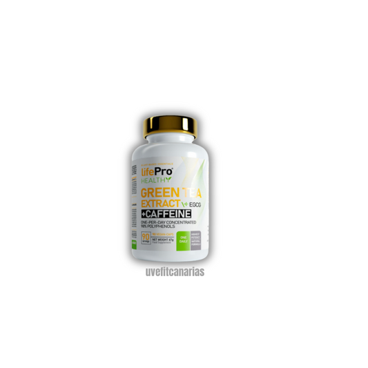 Green tea +EGCG + cafeína, 90 caps - Life pro