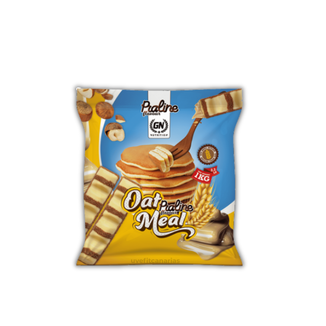 Harina de Avena, sabor Kinder Bueno Blanco, 1kg - GN Nutrition
