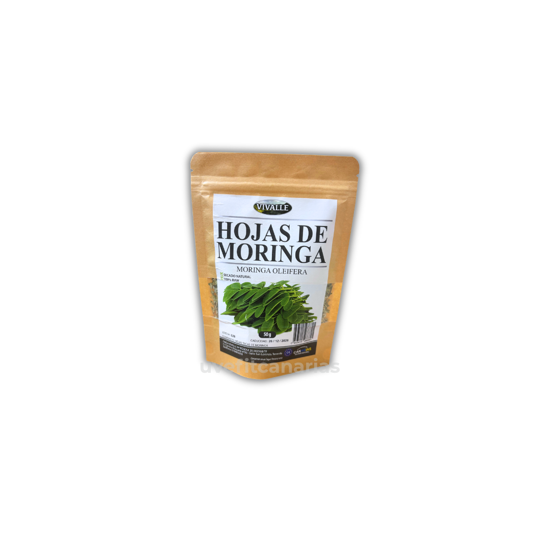Hojas de Moringa, 50gr - Vivalle