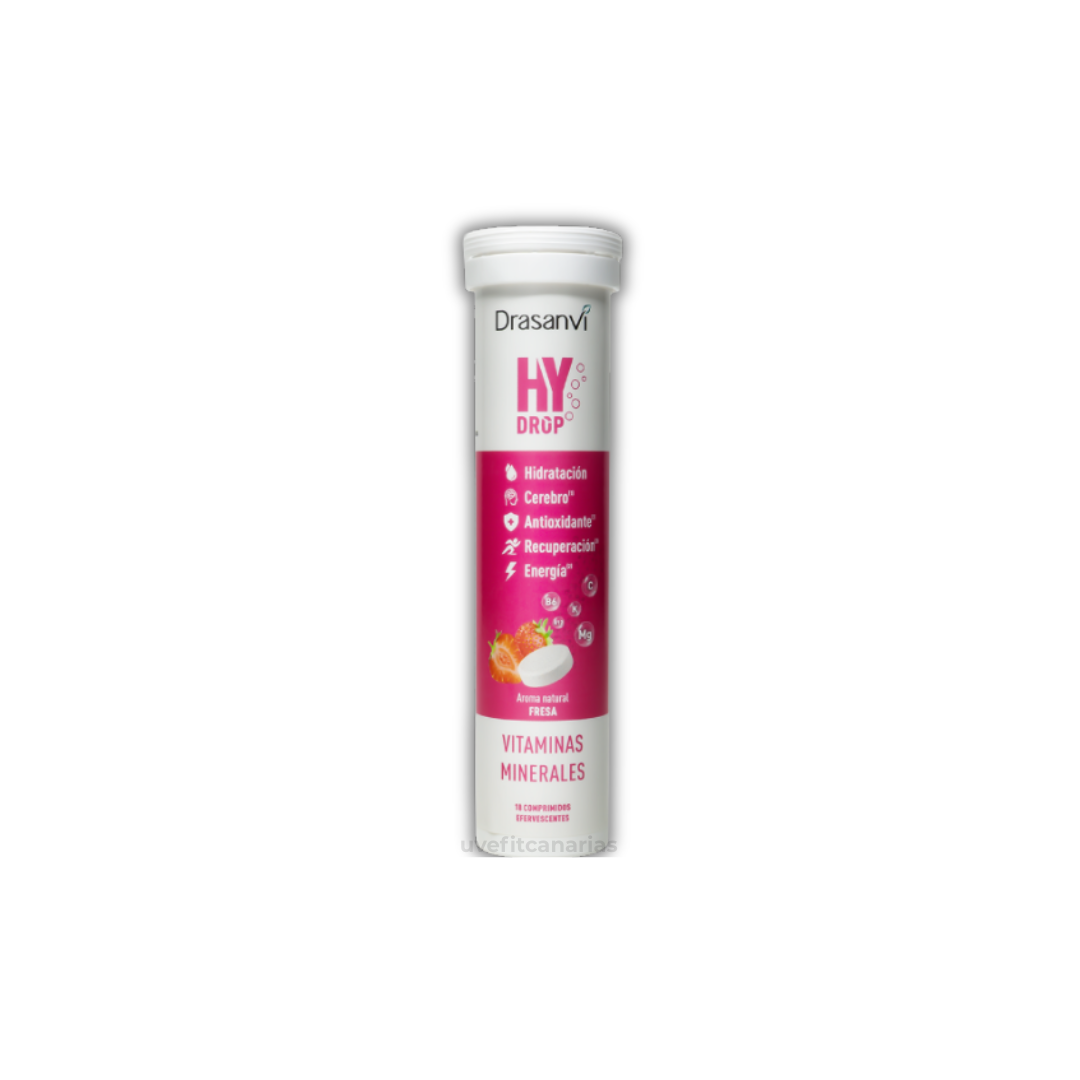 Hydrop, Electrolitos Efervescentes, Fresa, 18 Compr - Drasanvi