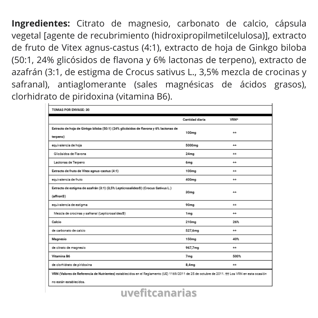 PMS care, hormonal balance, 30cap - HSN
