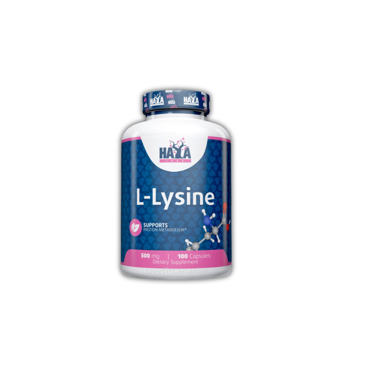 L-Lysine 500mg, 100cap - HayaLabs