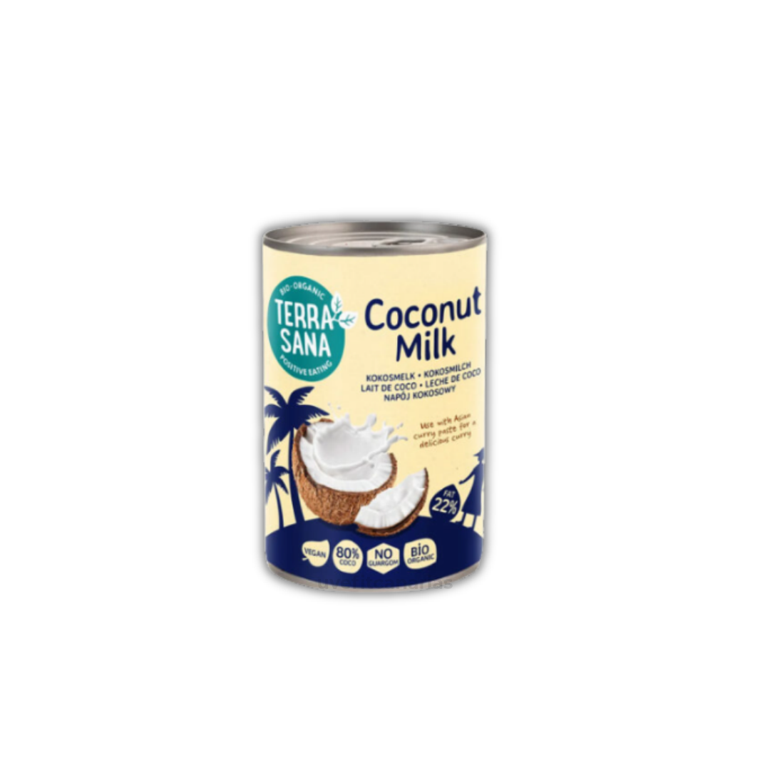 Leche de Coco BIO 22% Grasa, 400 ml - TerraSana