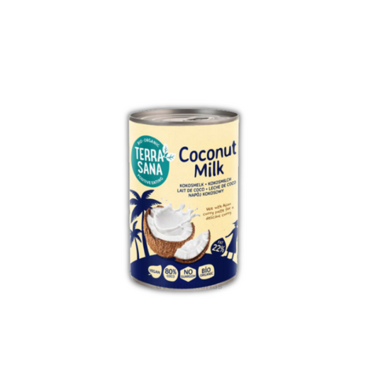Leche de Coco BIO 22% Grasa, 400 ml - TerraSana
