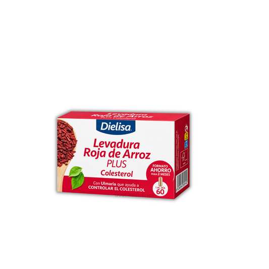 Levadura Roja de arroz plus, 60 cápsulas - Dielisa