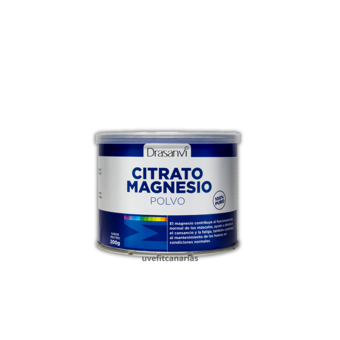 Mineral Citrato de Magnesio, Neutro, 200gr - Drasanvi
