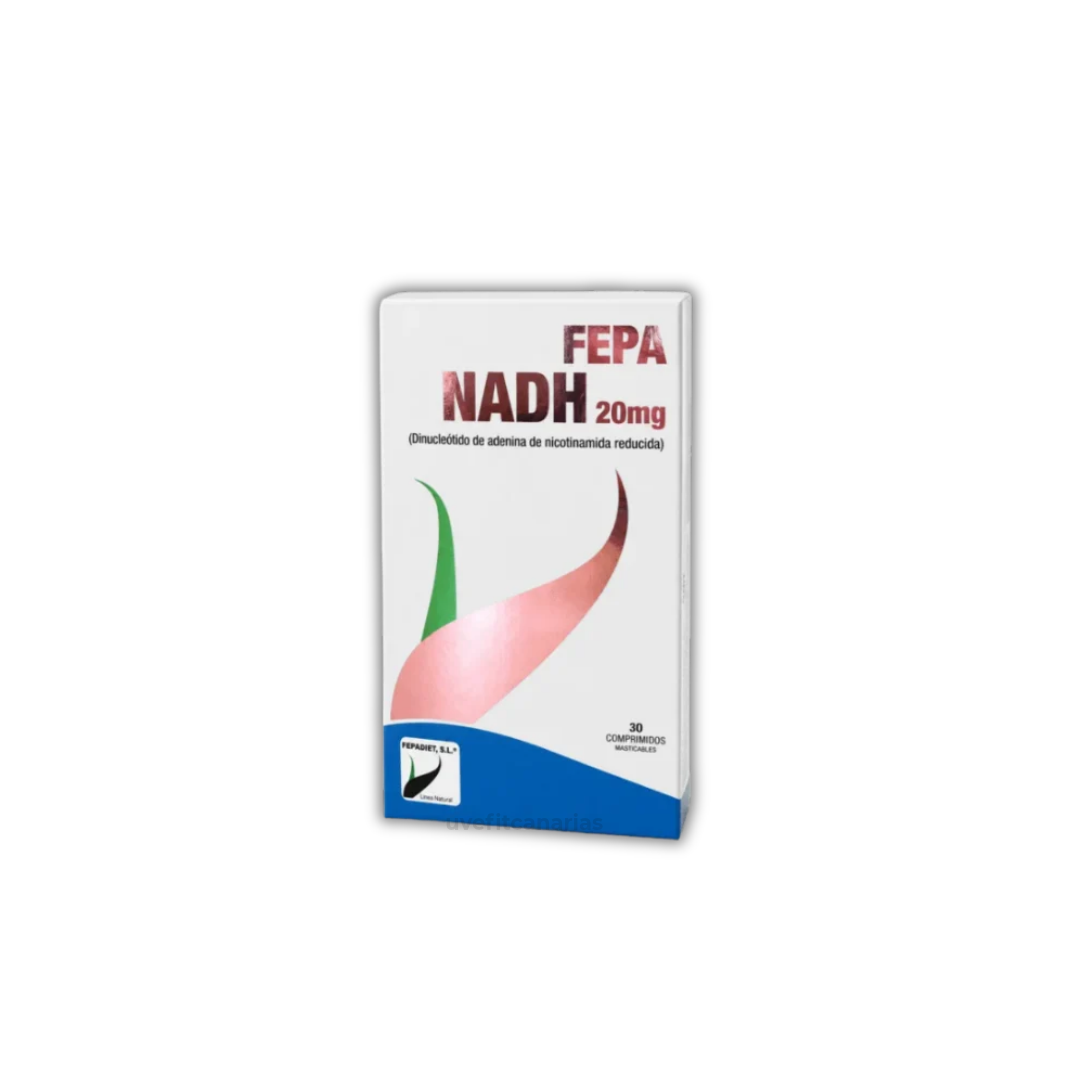 NADH, 20mg, 30 cápsulas - Fepa