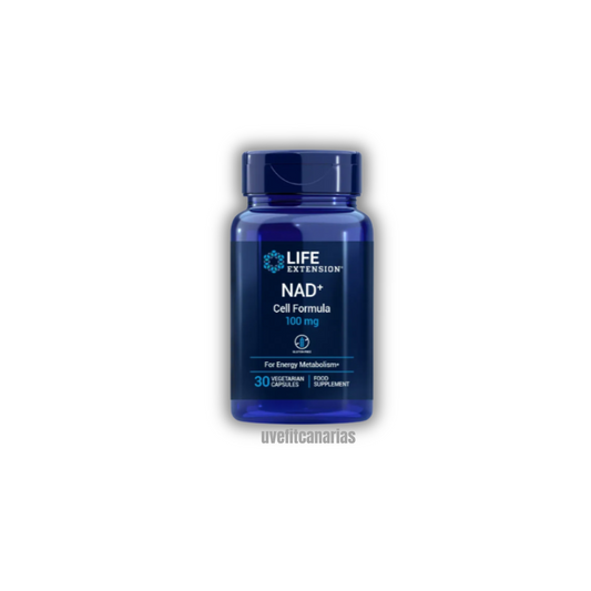 NAD+ Cell Fórmula Life Extension 100 mg – suplemento para energía celular, longevidad y salud mitocondrial

