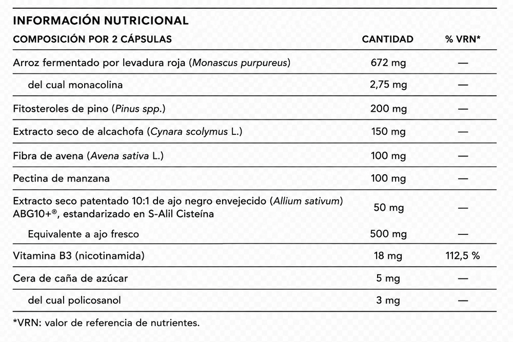 Nivelcol, 60 cápsulas - Tongil
