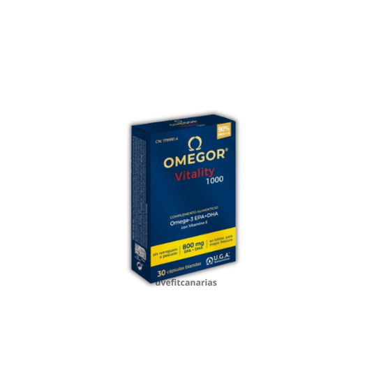 Omega 3, 30 cápsulas - Omegor Vitality