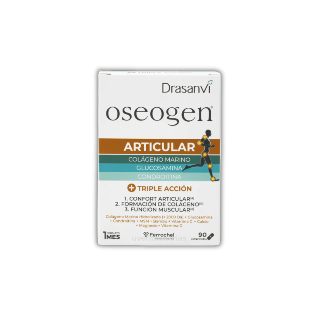 Oseogen Articular, Triple Acción, 90 comp - Drasanvi