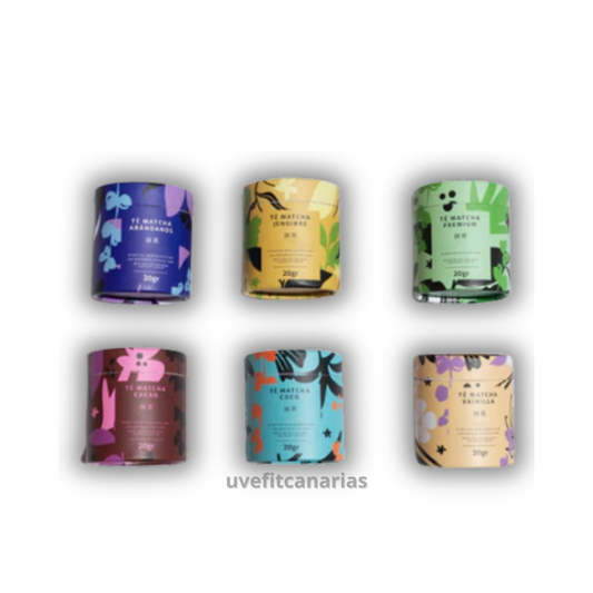 Pack Sabores de Té Matcha Premium Matchaflix