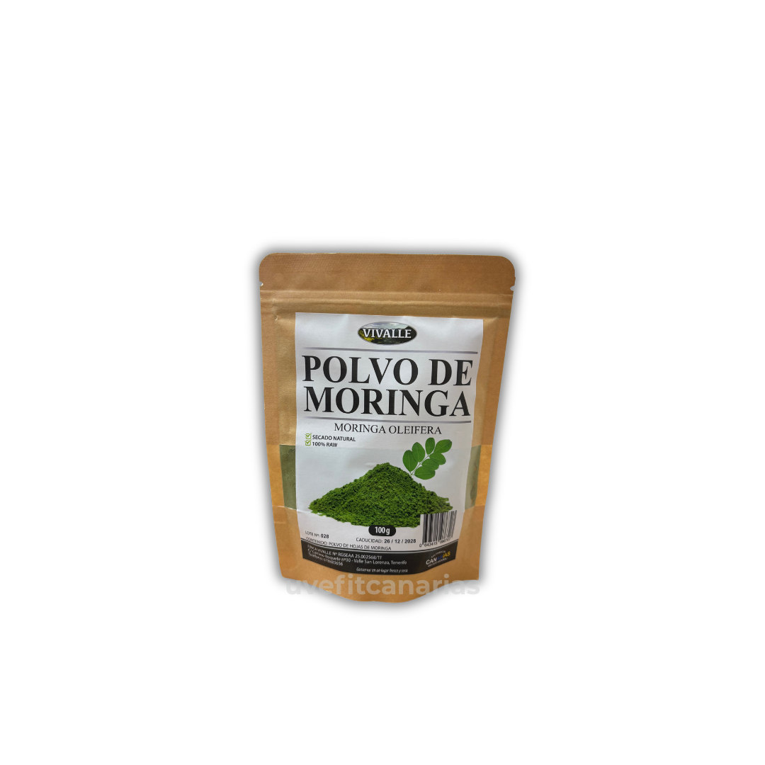 Polvo de Moringa, 100gr - Vivalle