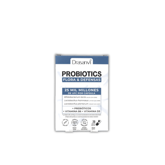 Probiotics Flora & Defensas, 20 Cápsulas - Drasanvi
