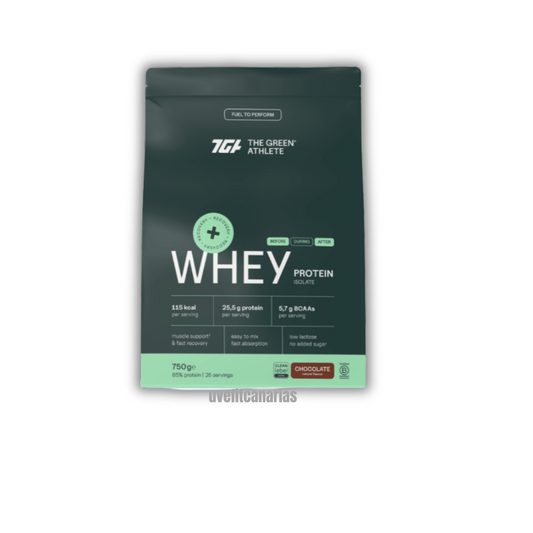 Proteína Whey Isolate Chocolate 750g – The Green Athlete