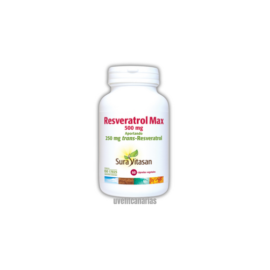 Resveratrol Max, 60 cápsulas - Suravitasan